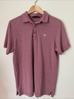 Travis Mathew Men's Polo in Dusty Rose